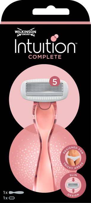 WILKINSON SWORD Intuition Complete sieviešu skuveklis ar 5 asmeņiem, 1 vienība