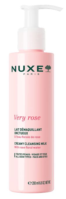 NUXE Very Rose krēmveida attīrošais pieniņš, 200 ml