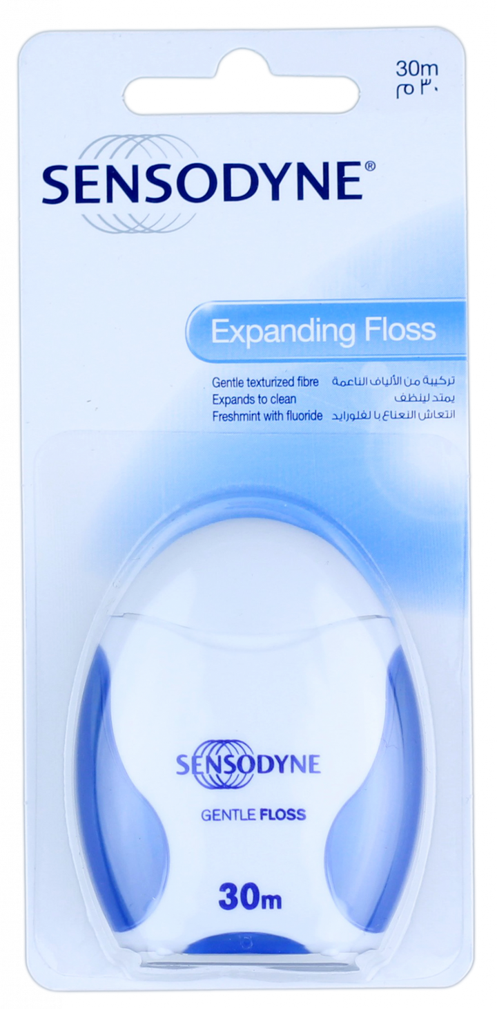 SENSODYNE 30 m maigais Expanding zobu diegs (1 gab.)