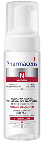 PHARMACERIS N Puri-Capilqmusse putas sejai - 150 ml attīrošais produkts