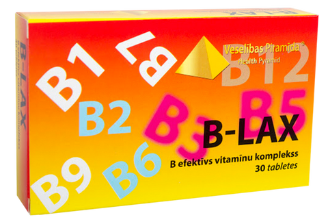 VESELĪBAS PIRAMĪDA B-lax tabletes 30 gab.