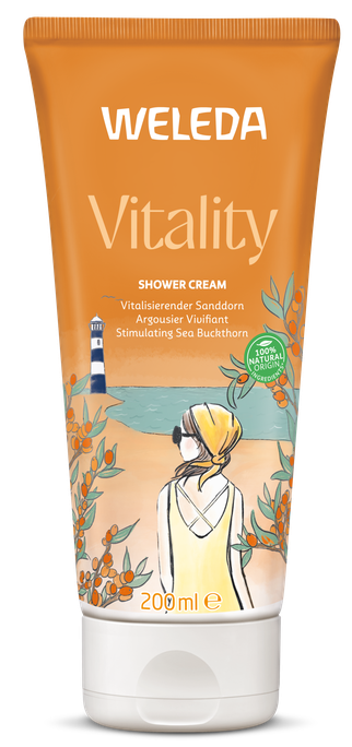 WELEDA Vitality dušas krēms ar aktivizējošo iedarbību, 200 ml