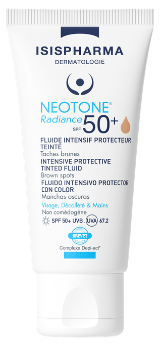 ISISPHARMA Neotone Radiance SPF50+ – tonēts saules aizsargfluīds, 30 ml
