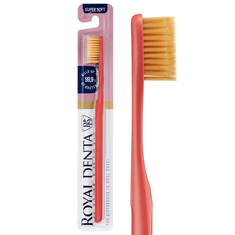 ROYAL DENTA Gold Super Soft – mīksti zobu birstes sarmiņi, 1 gab.