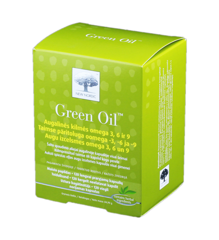 Green Oil – 120 kapsulu iepakojums no NEW NORDIC
