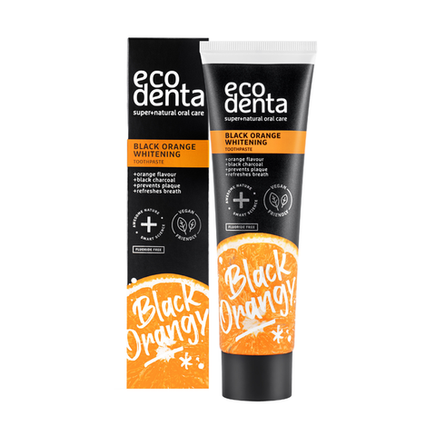 ECODENTA zobu pasta Black Orange, 100 ml