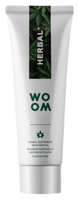WOOM Herbal+ pasta zobu kopšanai, 75 ml
