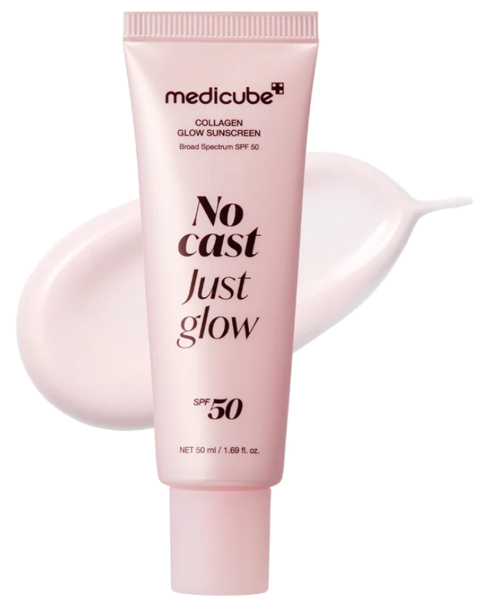 MEDICUBE SPF50 Collagen Glow Saules Aizsargkrēms, 50 ml