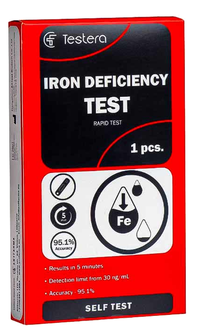Ferritīna tests (asinis) TESTERA, 1 vienība