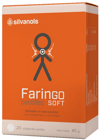 FARINGO SOFT pastīles 20 gab.