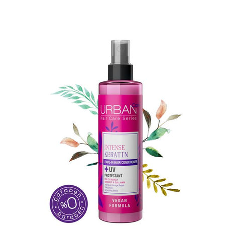 URBAN CARE Keratīna intensīvs neizskalojamais matu kondicionieris, 200 ml