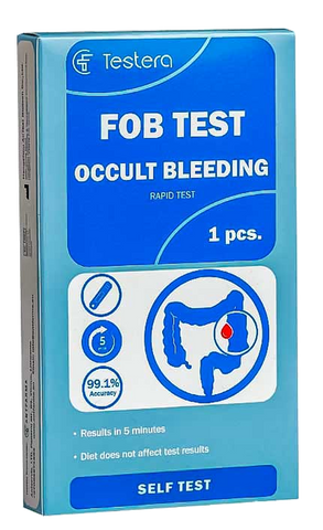 TESTERA FOB Fekālo Asins Slēptu Formu Detektors, 1 gab.