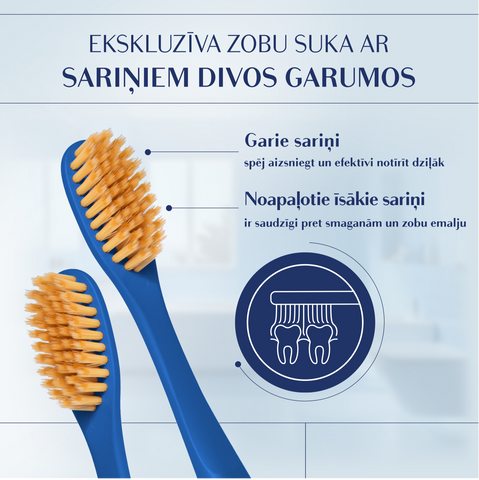ROYAL DENTA Gold vidējas cietības zobu birste, vienības iepakojums