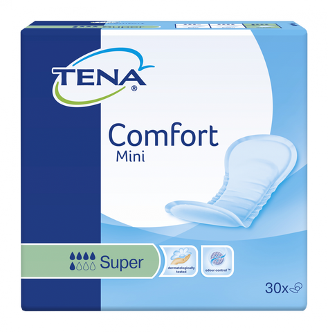 TENA Comfort Mini Super – 30 gab. urīnu uzsūcošie ieliktņi