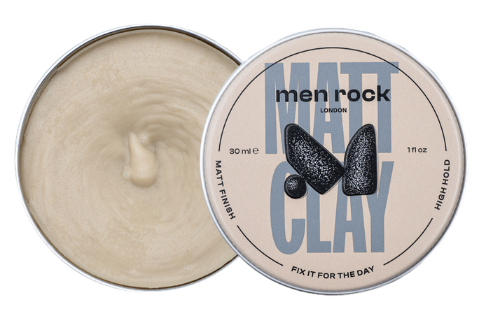 MEN ROCK Matt māls – Augsta fiksācija un matēts finišs, 30 ml