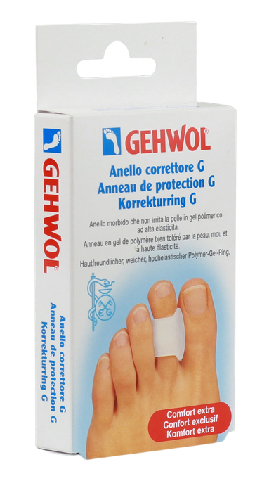 GEHWOL P-Gel G aizsargriņķīši pirkstiem — 3 gab. koriģējoši