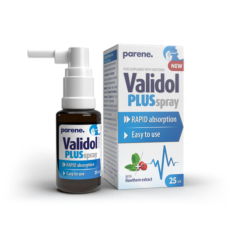 PARENE Validol Plus sprejs, 25 ml