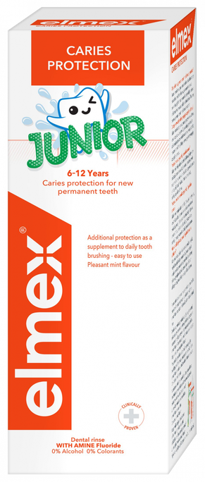 ELMEX Junior 400 ml mutes skalojamais līdzeklis bērniem