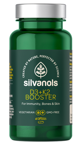 D3+K2 Booster kapsulas SILVANOLS — 60 gab.