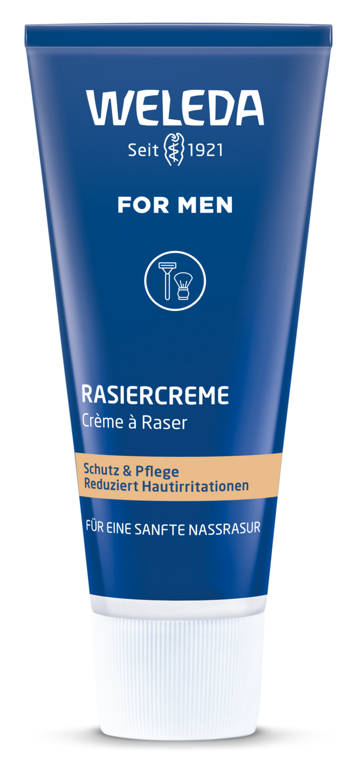 WELEDA For Men vīriešu skūšanās krēms, 75 ml