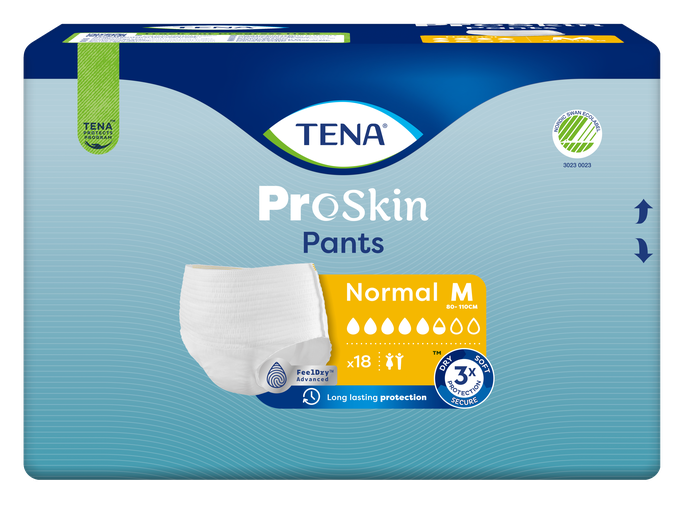 TENA ProSkin Pants Normal M, 18 gab. biksītes urīna nesaturēšanai