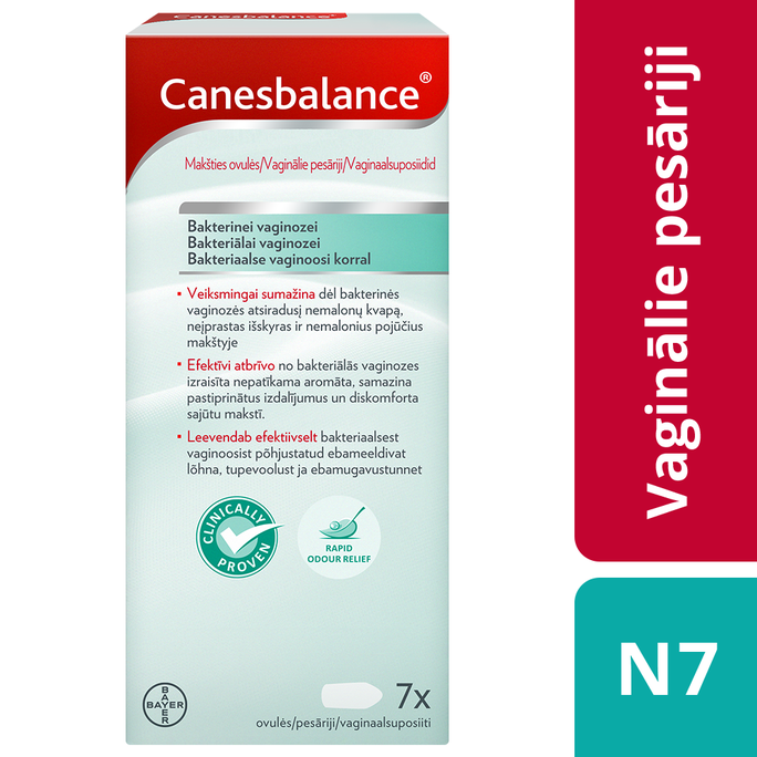 CANESBALANCE pesārīji, iepakojumā 7 gab.