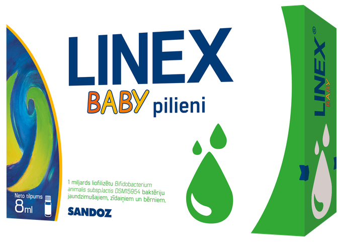 LINEX Baby - 8 ml šķidrie pilieni