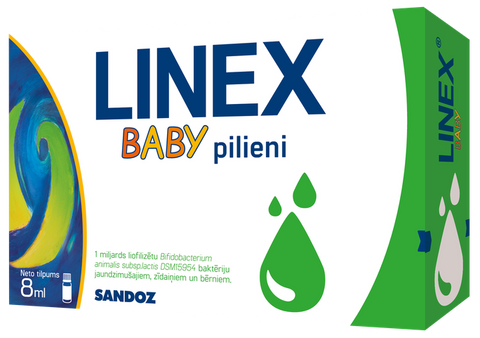 LINEX Baby - 8 ml šķidrie pilieni