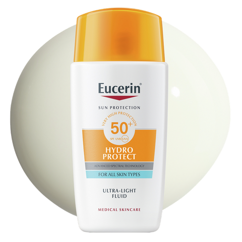 EUCERIN Sun Hydro Protect 50 ml viegls sejas fluīds ar SPF50+