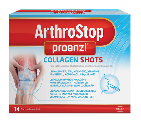 Proenzi Collagen ARTHROSTOP pudelītes (14 gab.)