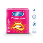 Durex Pleasuremax - prezervatīvi 3 gab.