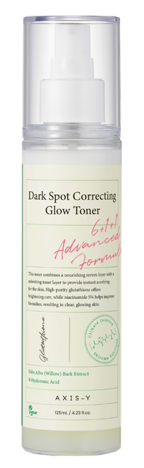 AXIS-Y Glow toniks ar tumšo plankumu koriģēšanu, 125 ml