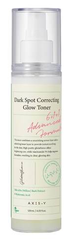 AXIS-Y Glow toniks ar tumšo plankumu koriģēšanu, 125 ml