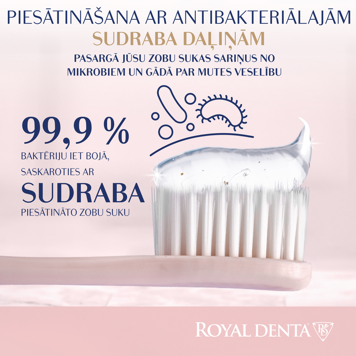 ROYAL DENTA Silver Super Soft Zobu birstīte – 4 gab.