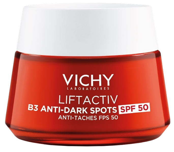 VICHY Liftactiv B3 sejas krēms ar SPF 50, Pigment Specialist, pret tumšajām plankumiem, 50 ml