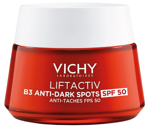 VICHY Liftactiv B3 sejas krēms ar SPF 50, Pigment Specialist, pret tumšajām plankumiem, 50 ml