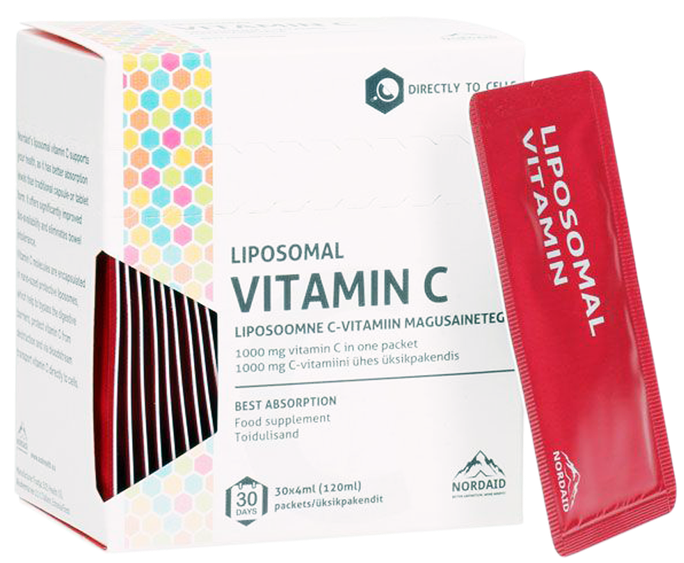 Liposomu vitamīns C, 30 paciņas