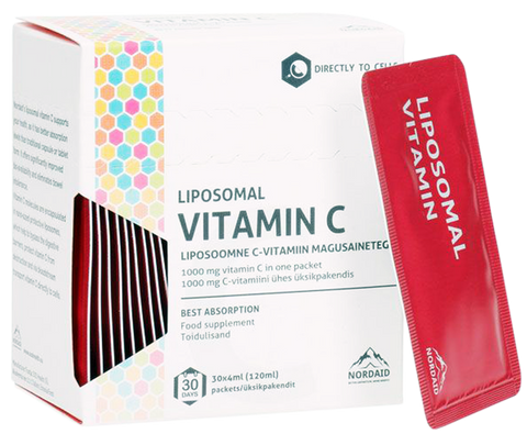 Liposomu vitamīns C, 30 paciņas