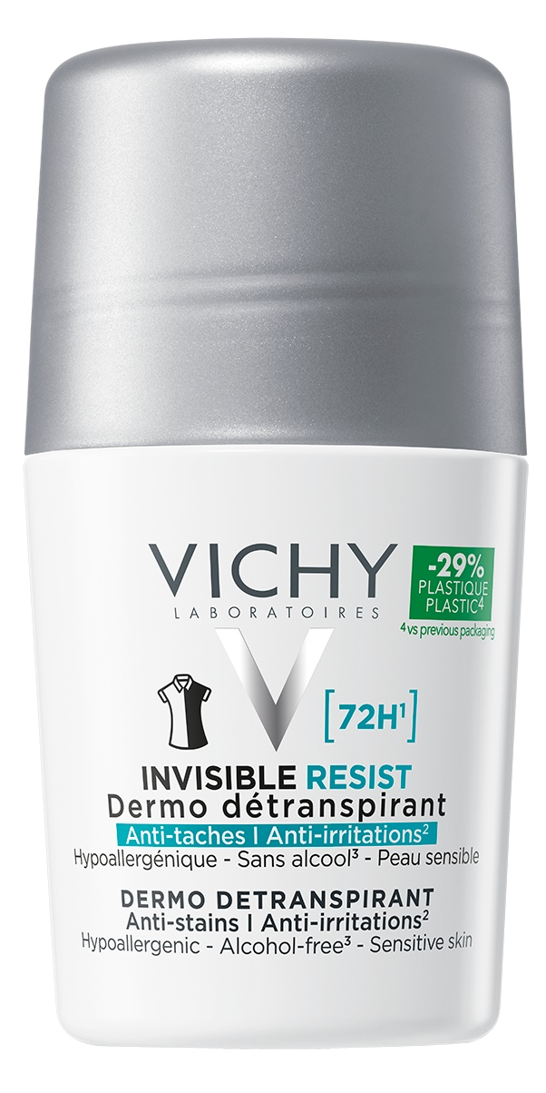 VICHY Invisible Resist antiperspirants 72H, 50 ml