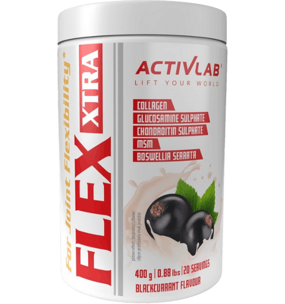 ACTIVLAB Flex Xtra Melnā jāņogu pulveris 400 g