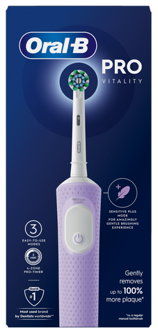 ORAL-B Vitality Pro elektriskā zobu birste Lilac Mist, 1 gab.