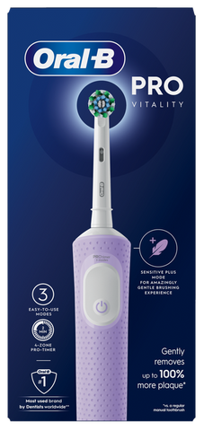 ORAL-B Vitality Pro elektriskā zobu birste Lilac Mist, 1 gab.