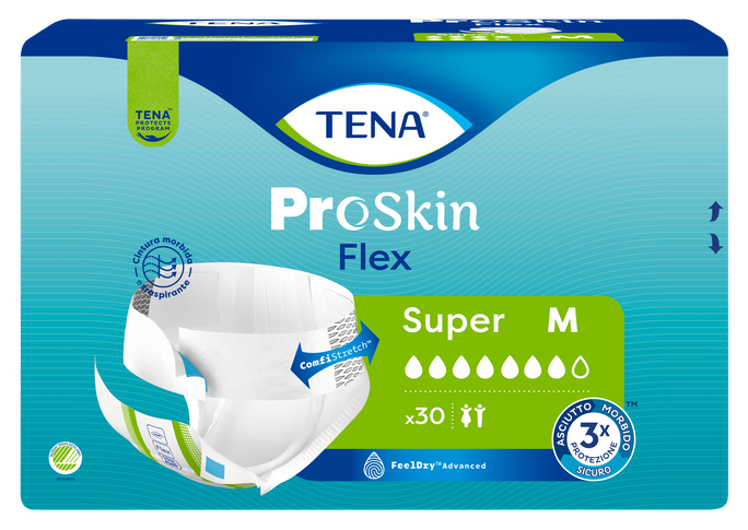 TENA Flex Super M — elastīgas autiņbiksītes, 30 gab.