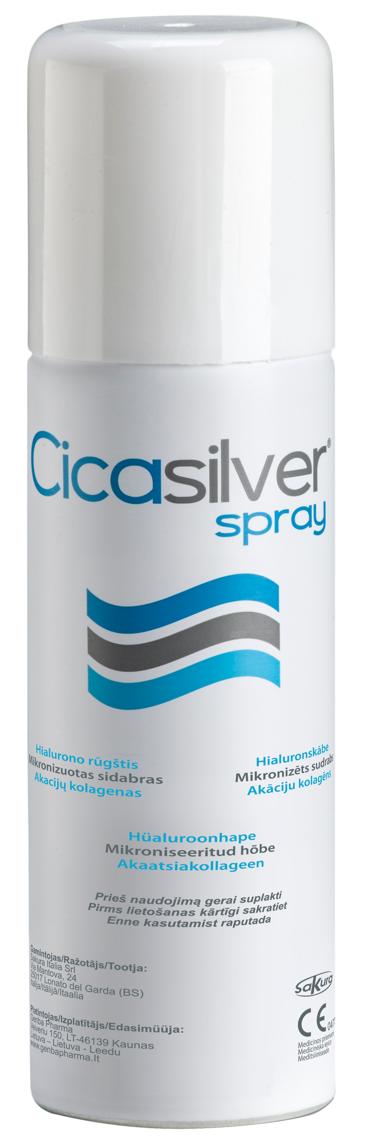 CICASILVER 125 ml aerosols brūču ārstēšanai