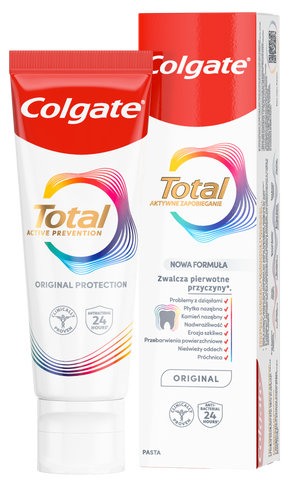 Colgate Total Original 75 ml fluora satura zobu pasta