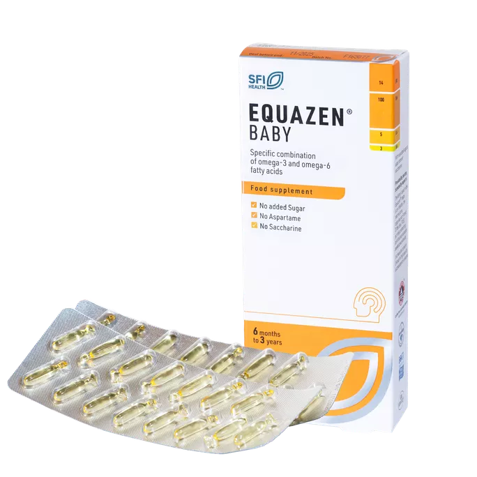 EQUAZEN Baby 30 kapsulu iepakojums