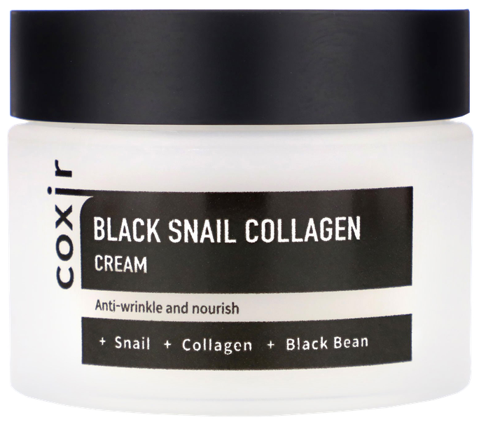 COXIR Black Snail Collagen krēms sejai, 50 ml