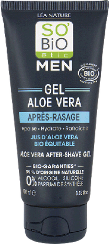 SO BIO ETIC vīriešu pēcskūšanās gels ar alveju, 100 ml