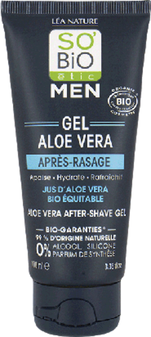 SO BIO ETIC vīriešu pēcskūšanās gels ar alveju, 100 ml