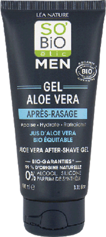 SO BIO ETIC vīriešu pēcskūšanās gels ar alveju, 100 ml